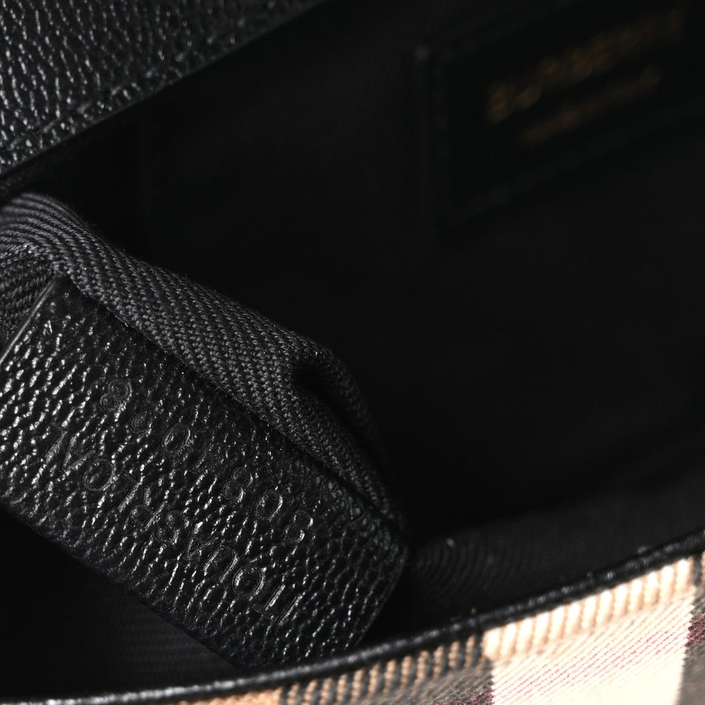 Grained Calfskin House Check Tartan Mix New Hampshire Black