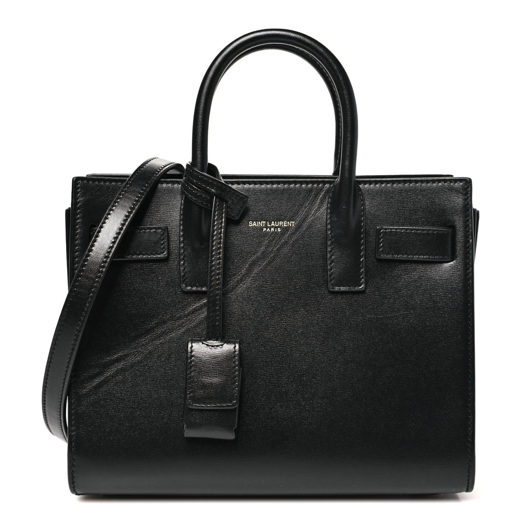 Calfskin Nano Sac De Jour Black