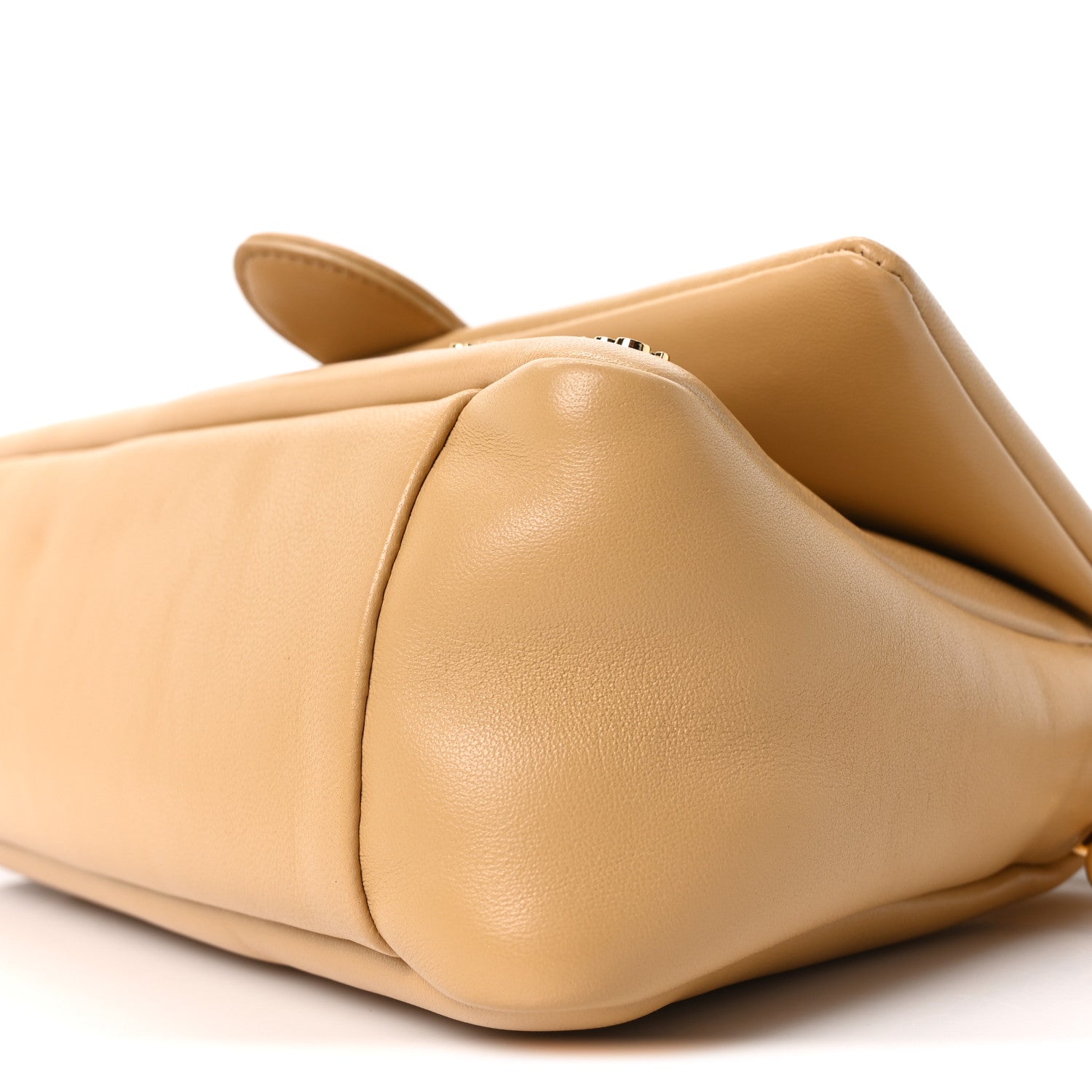 Padded Lambskin Le Bambimou Camel