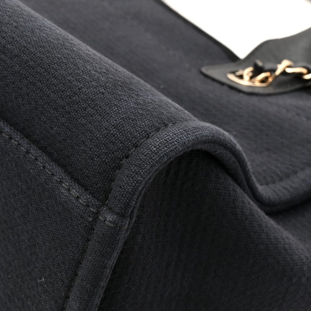Mixed Fibers Small Deauville Tote Black