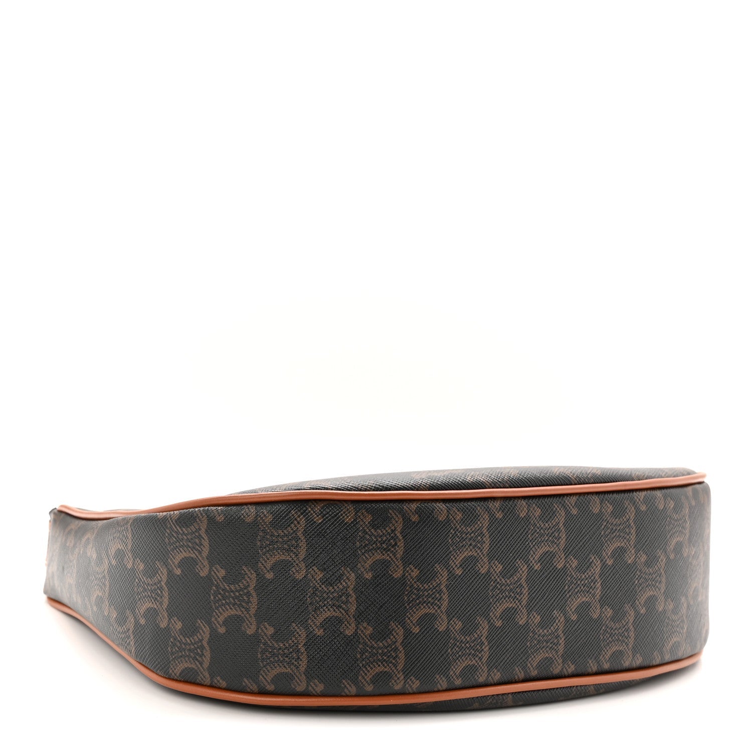 Triomphe Canvas Calfskin Ava Shoulder Bag Tan