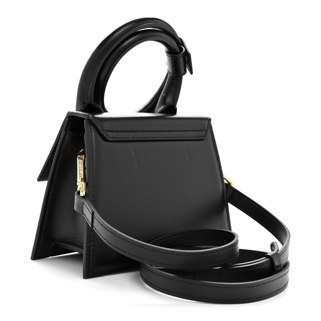 Smooth Calfskin Le Chiquito Noeud Black