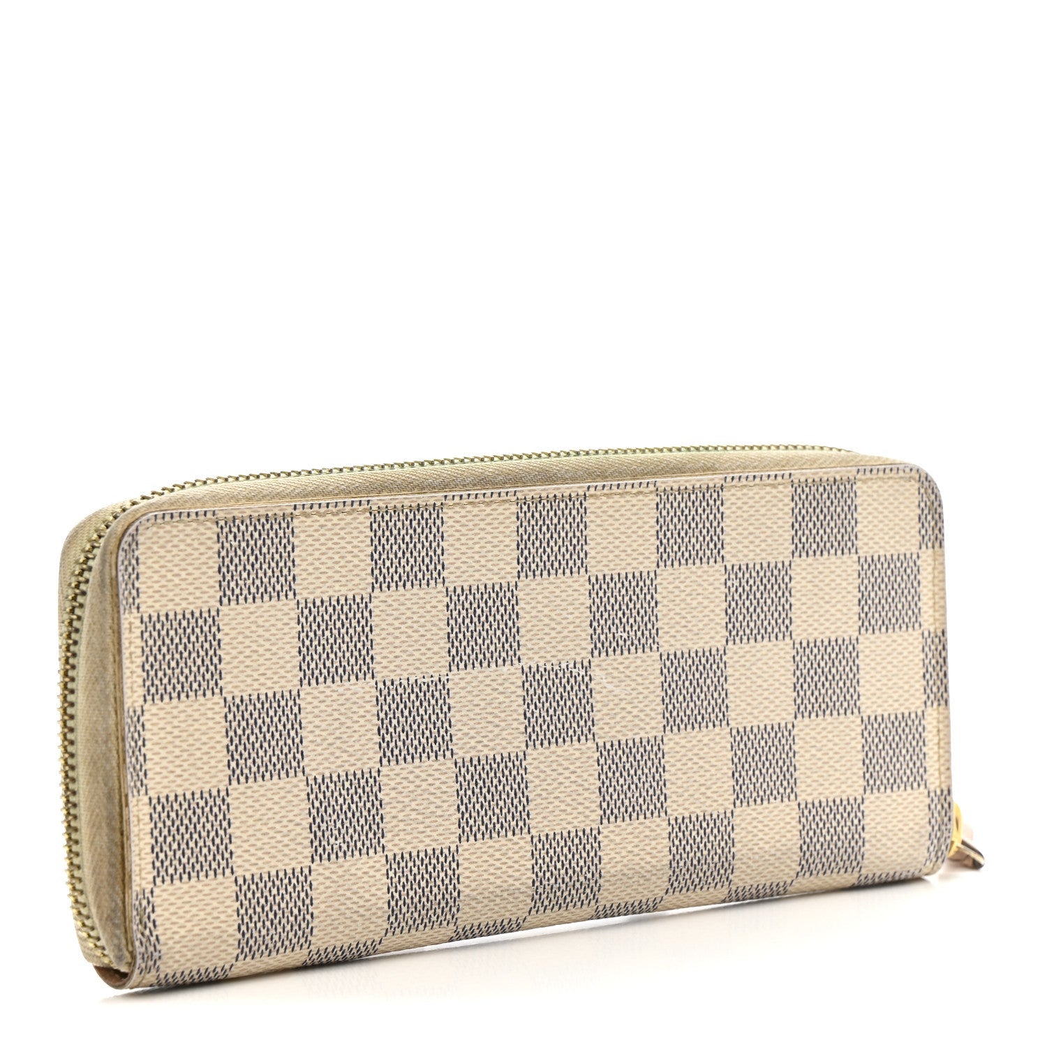 Damier Azur Clemence Wallet Rose Ballerine