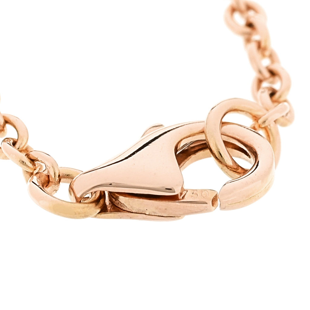 18K Rose Gold Interlocking LOVE Bracelet