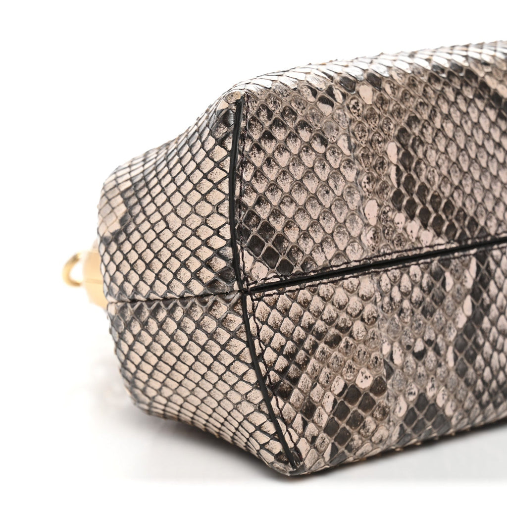 Snakeskin Small Fendi First Light Pink
