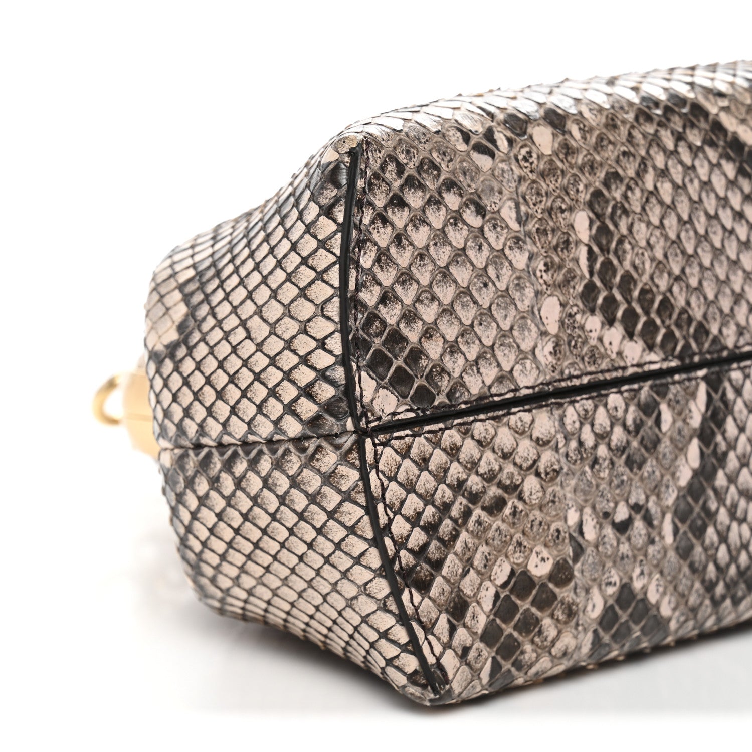 Snakeskin Small Fendi First Light Pink