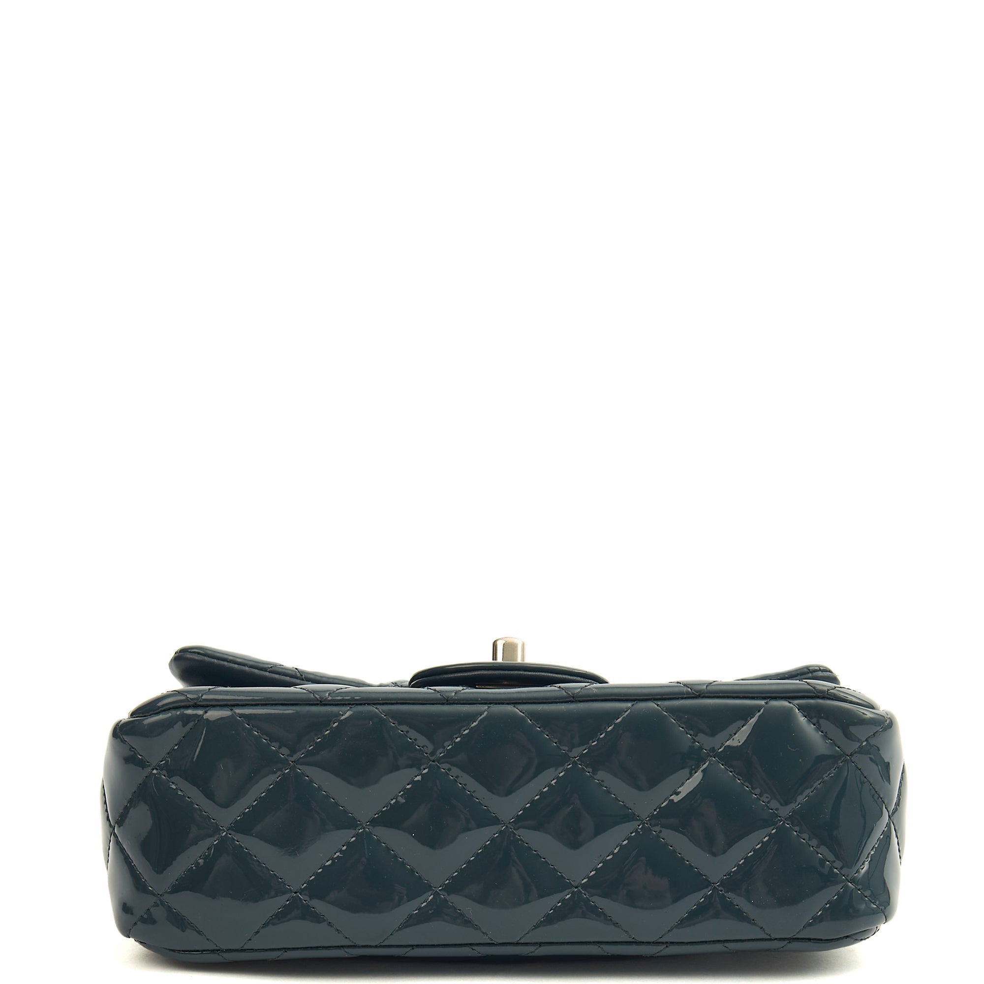 Chanel Mini Bag Classic - Mini (Rectangular) in Blue, Patent Leather