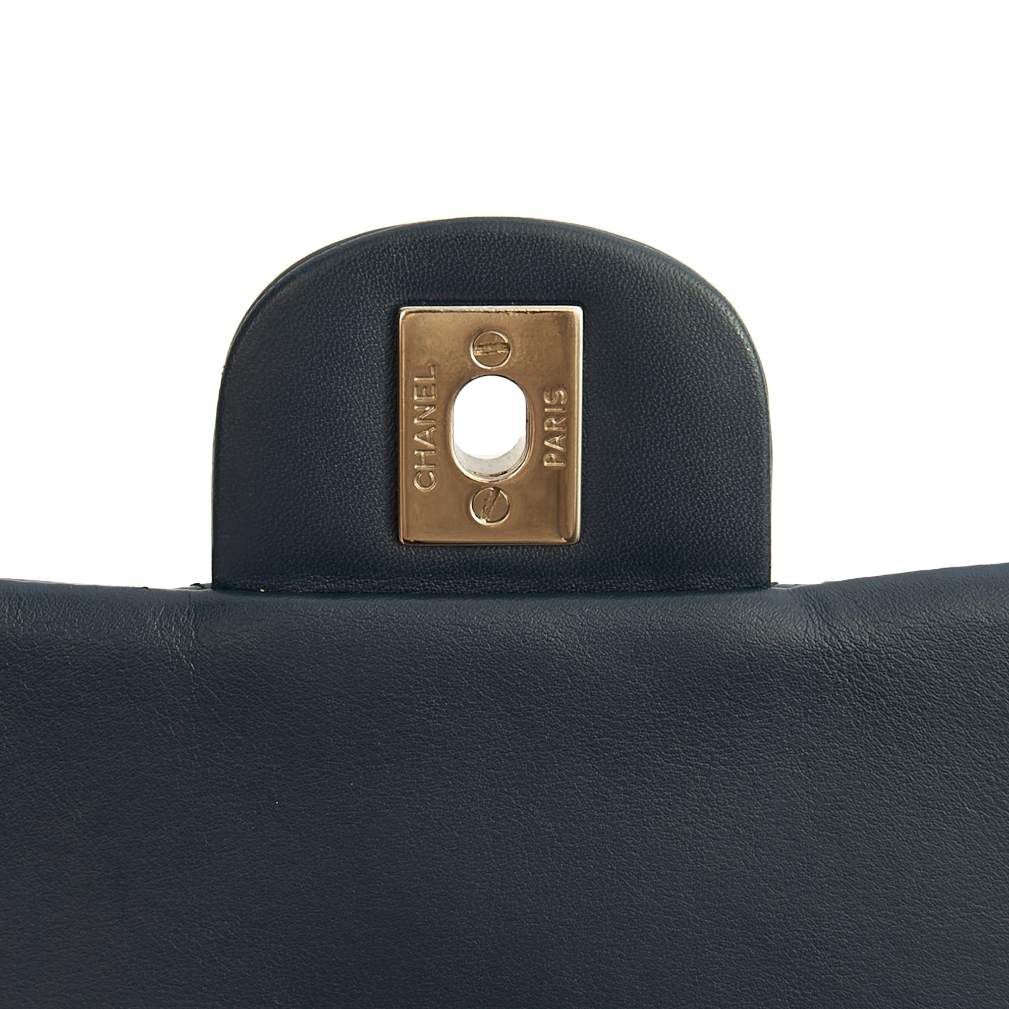 Chanel Mini Bag Classic - Mini (Rectangular) in Blue, Patent Leather