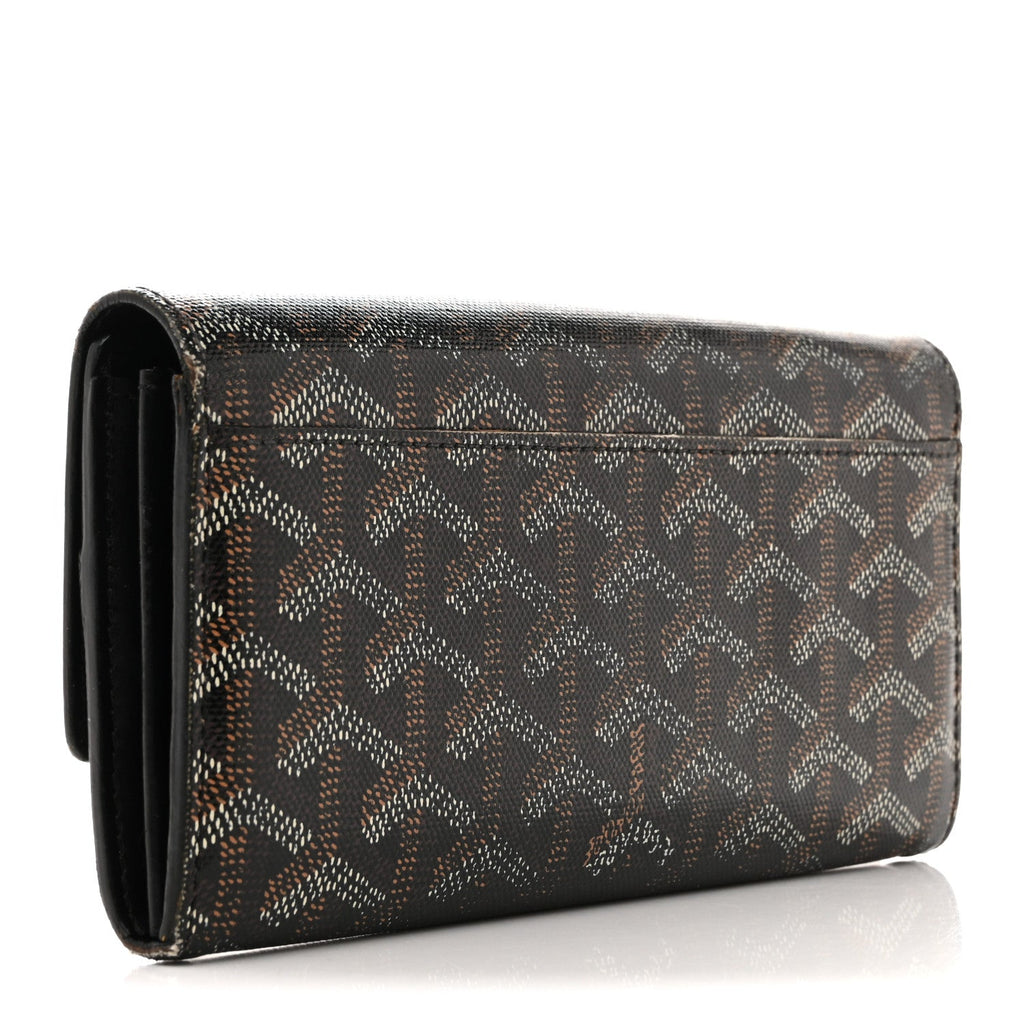 Goyardine Varenne Long Wallet Black