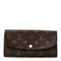 Monogram Emilie Wallet Rose Ballerine