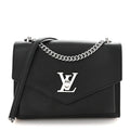 Soft Calfskin My Lockme Chain Bag BB Black