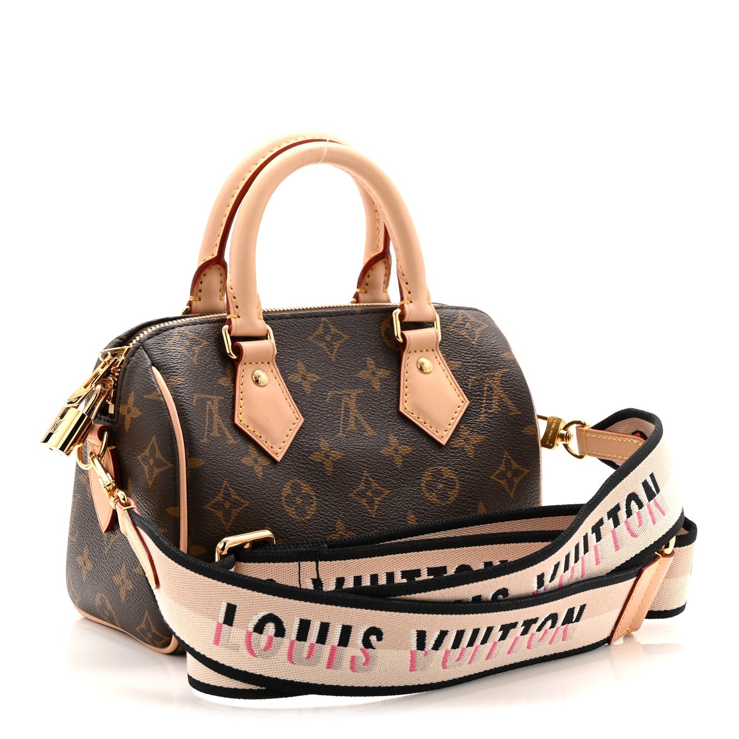 Monogram Speedy Bandouliere 20 Black