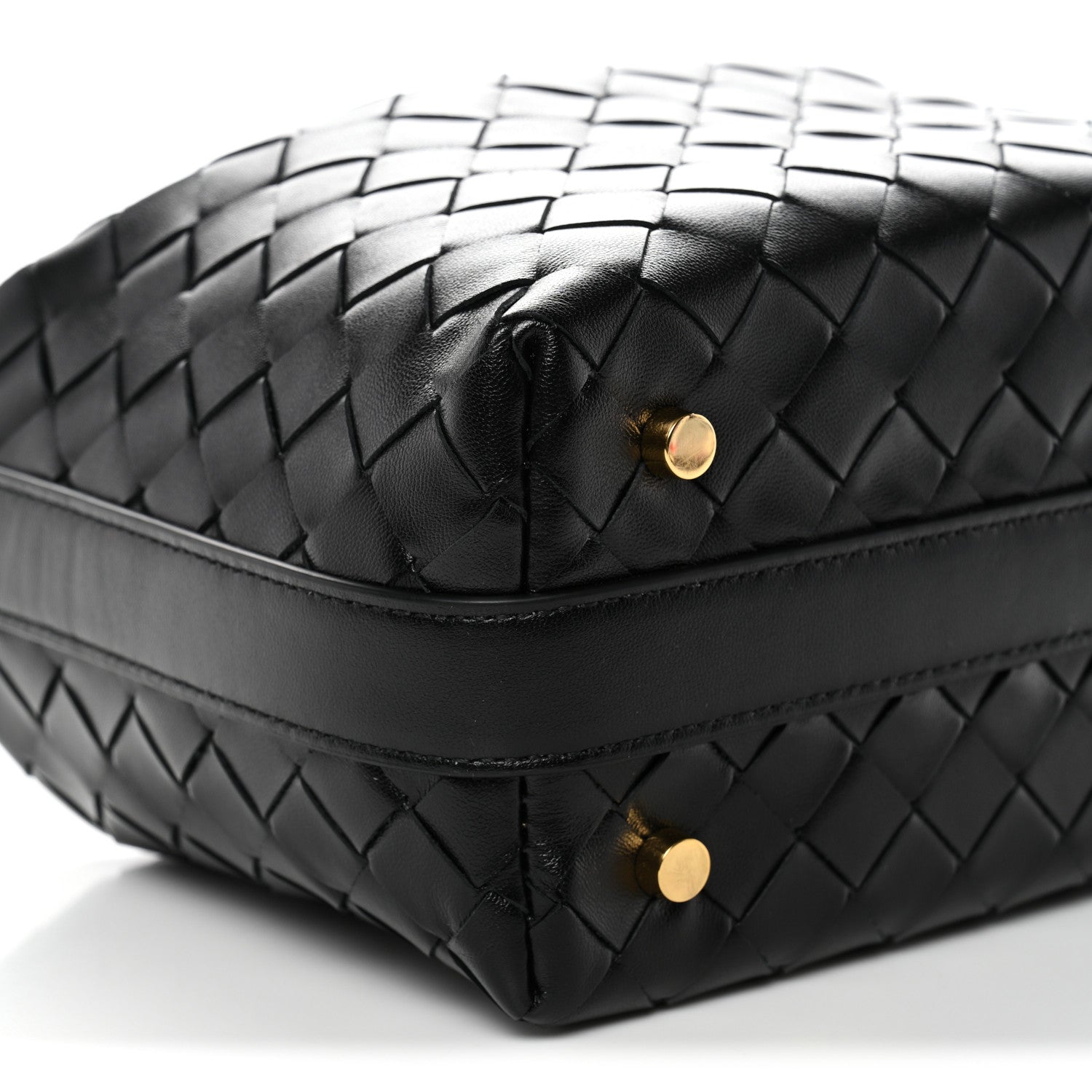 Calfskin Nappa Intrecciato Mini Wallace Black