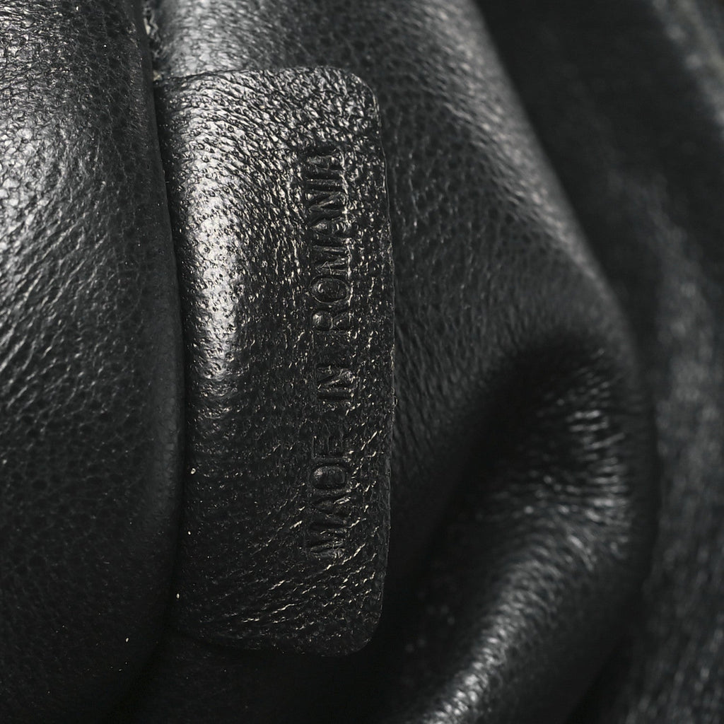 Heritage Grain Check Embossed Medium Dewsbury Tote Black