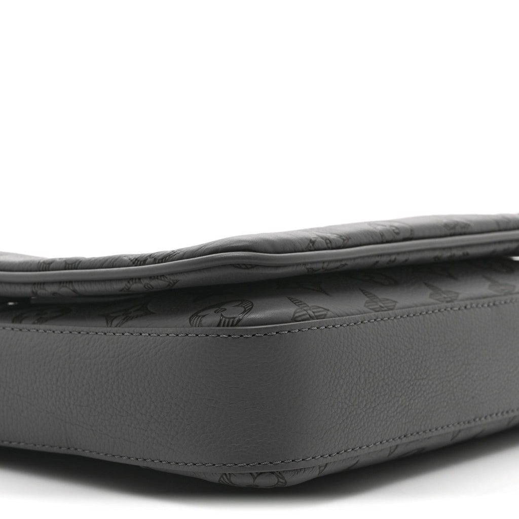 Calfskin Monogram Shadow Trio Messenger Anthracite Gray