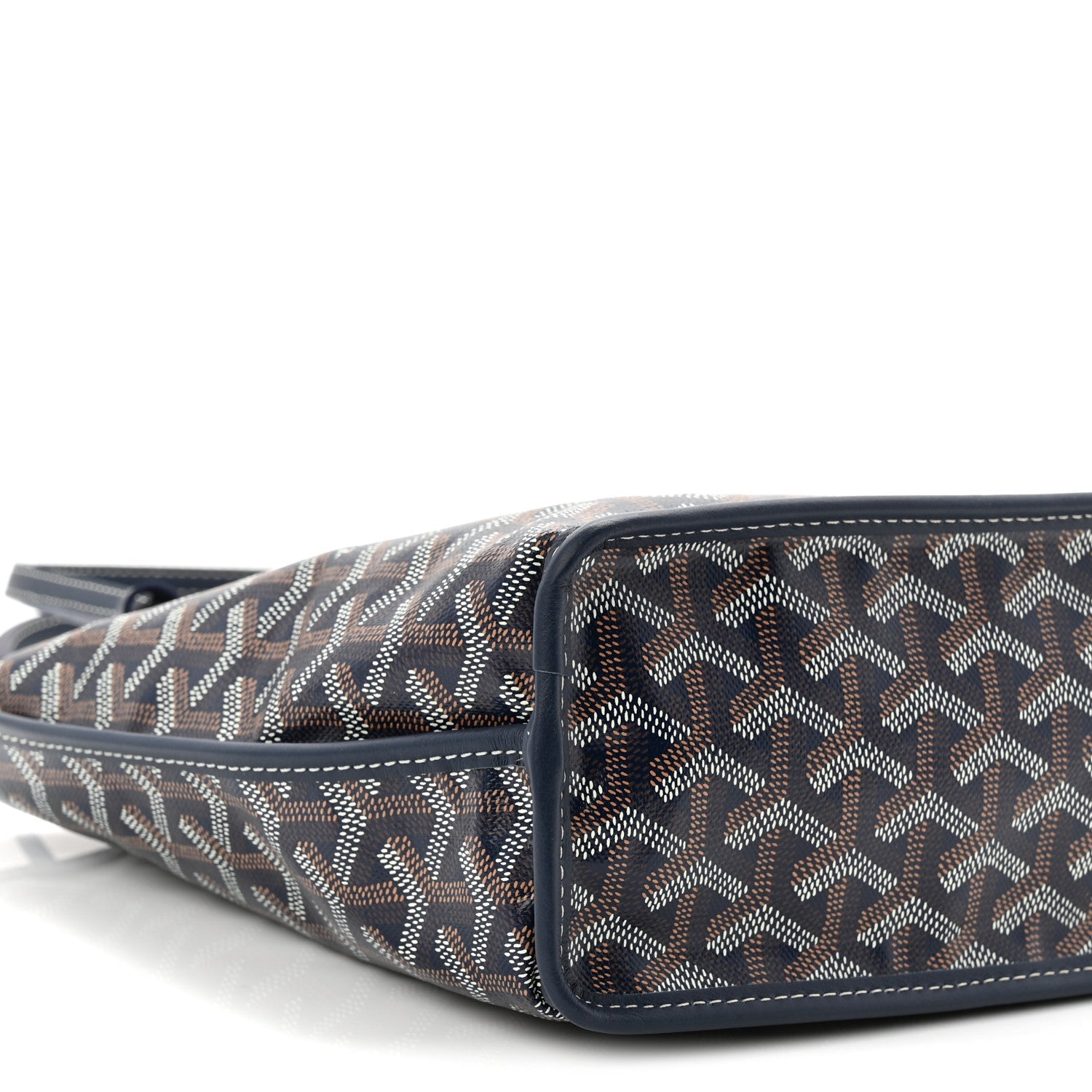 Goyardine Reversible Mini Anjou Navy