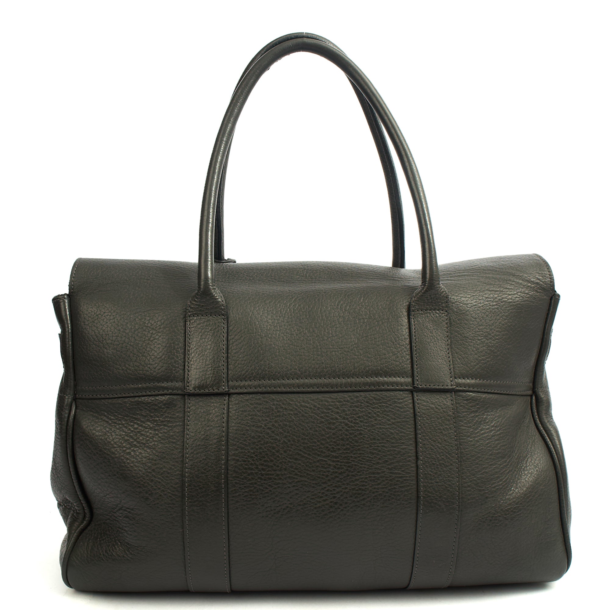 Mulberry Top Handle Bayswater Heritage in Grey, Calfskin Leather