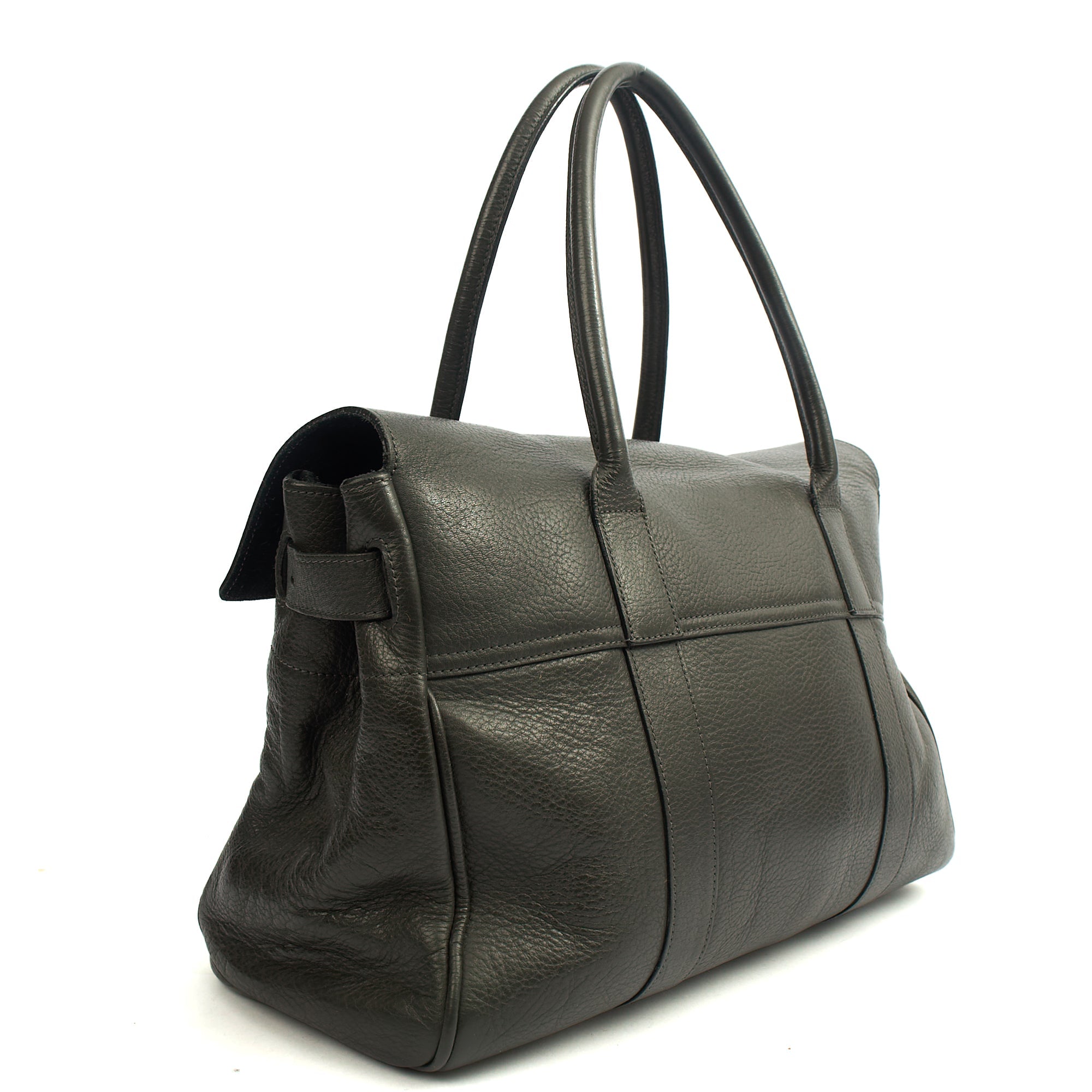 Mulberry Top Handle Bayswater Heritage in Grey, Calfskin Leather