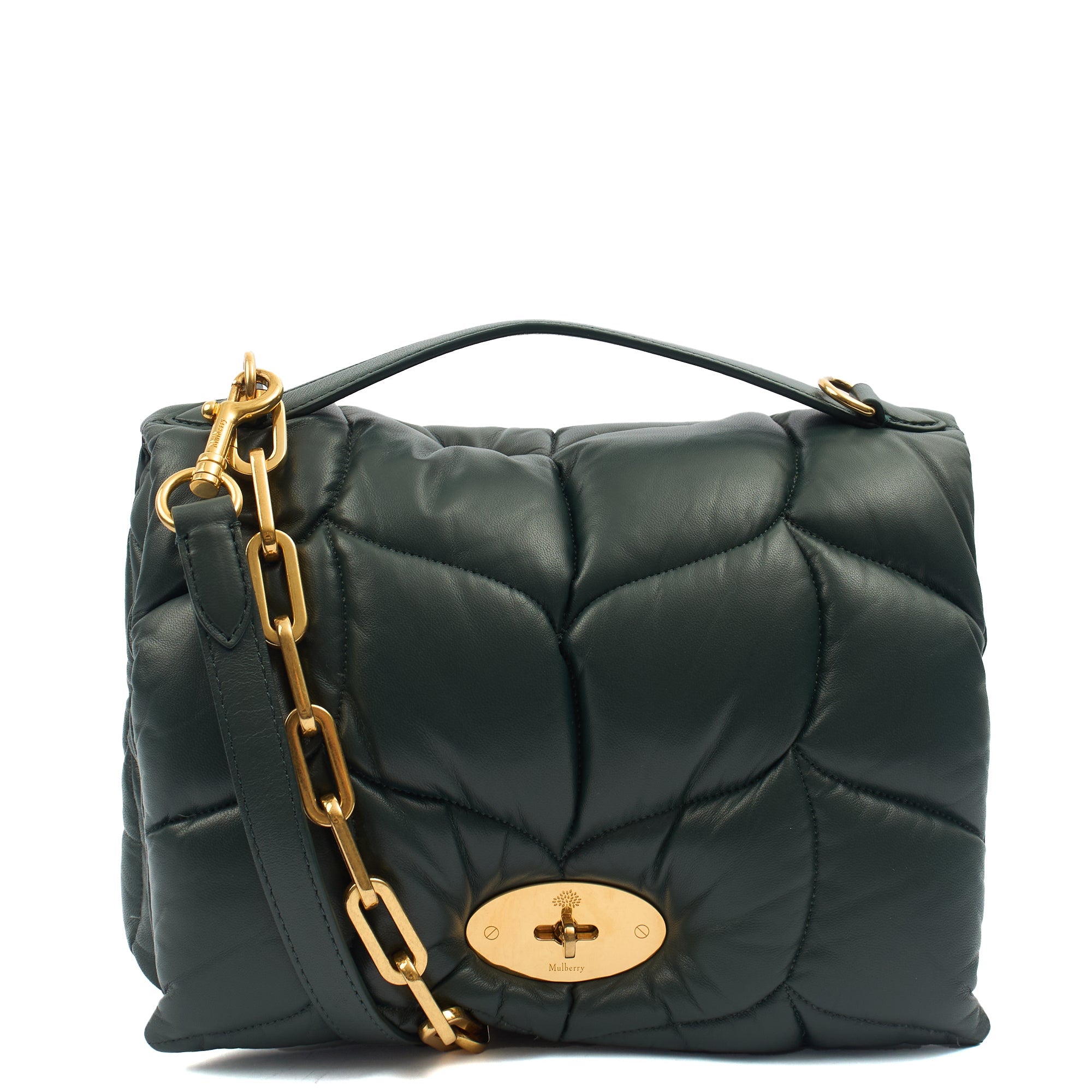 Mulberry Shoulder Bag Softie in Mulberry Blue, Leather