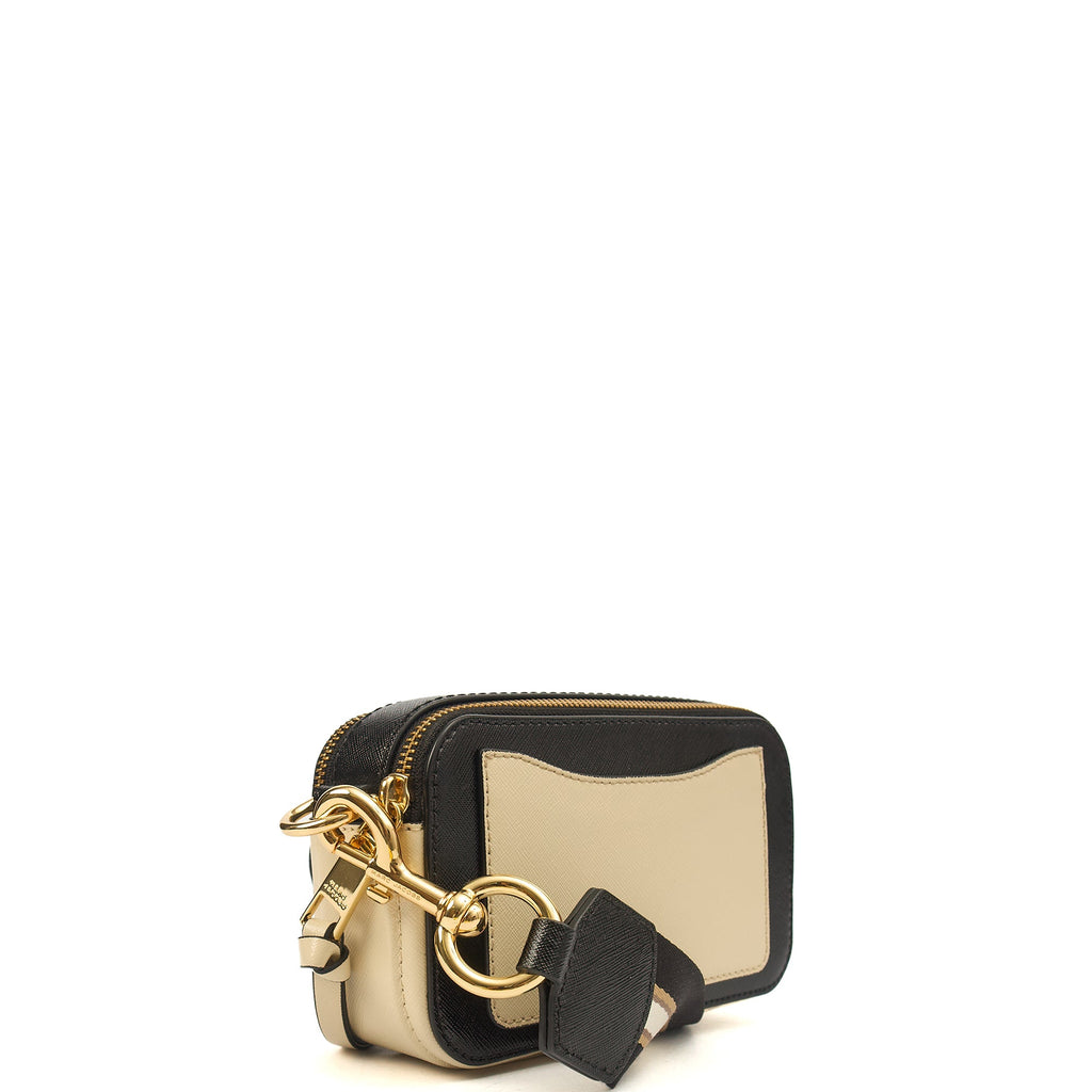 Marc Jacobs Cross Body Snapshot in Cream, Leather