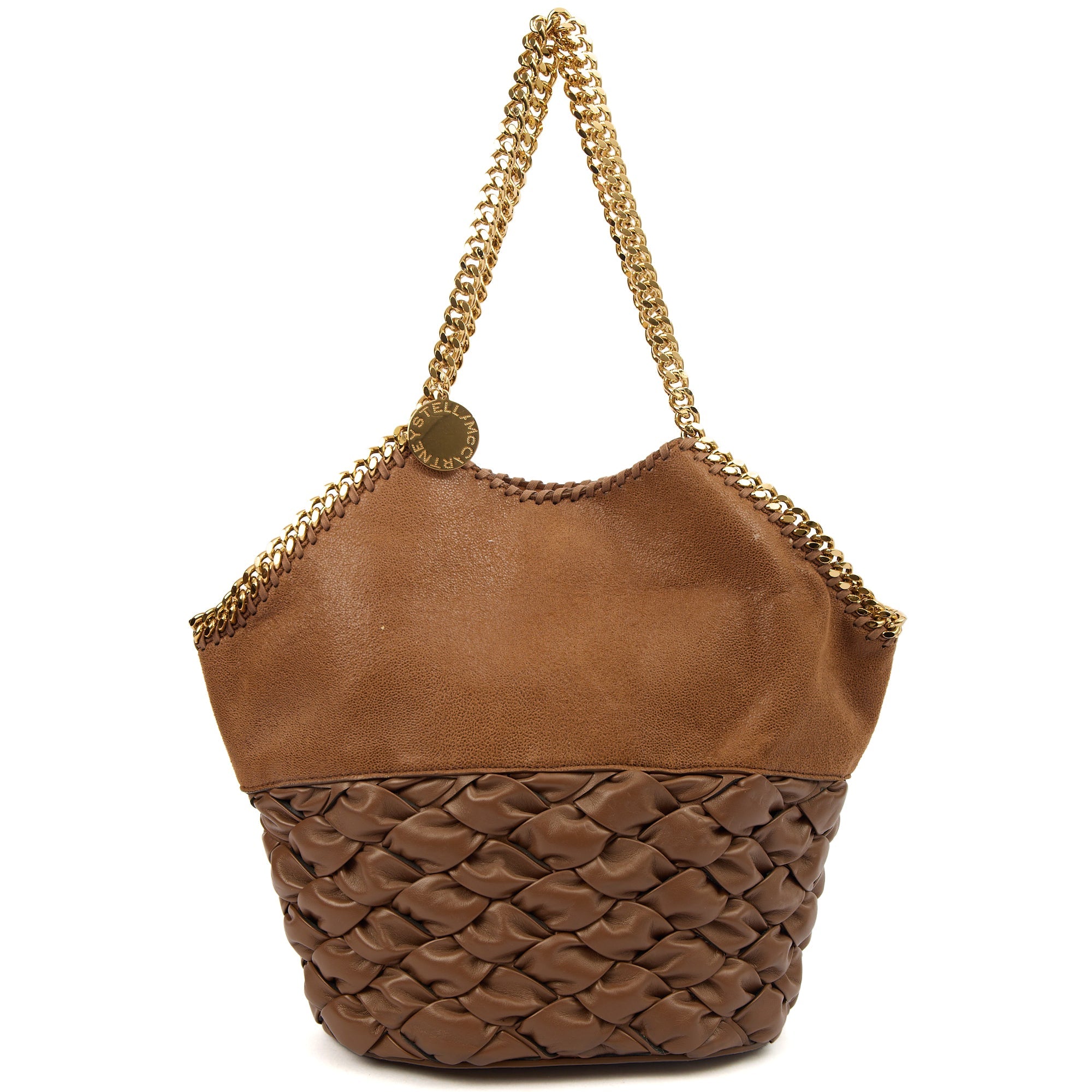Stella McCartney Shoulder Bag Falabella Tote in Brown, Leather