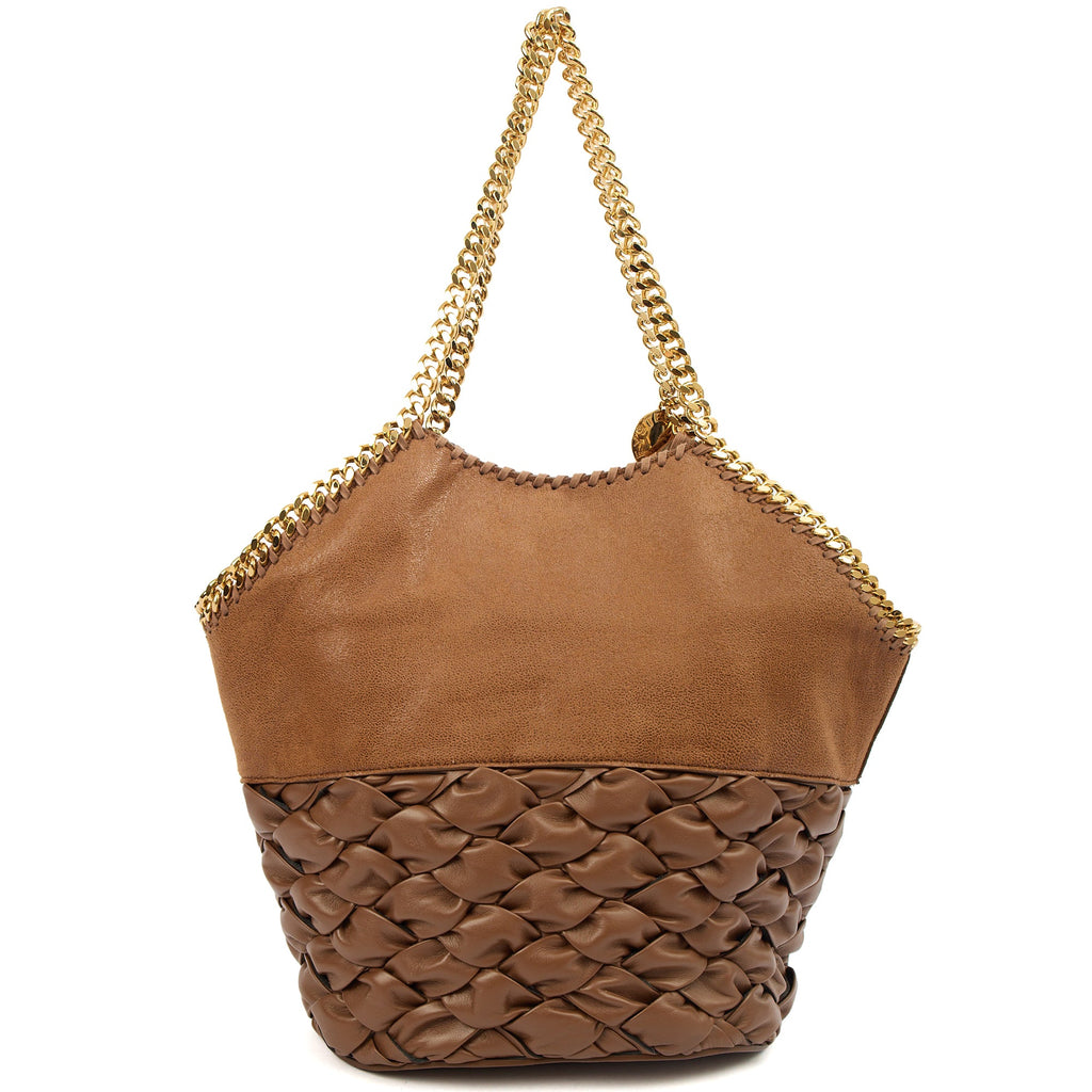 Stella McCartney Shoulder Bag Falabella Tote in Brown, Leather