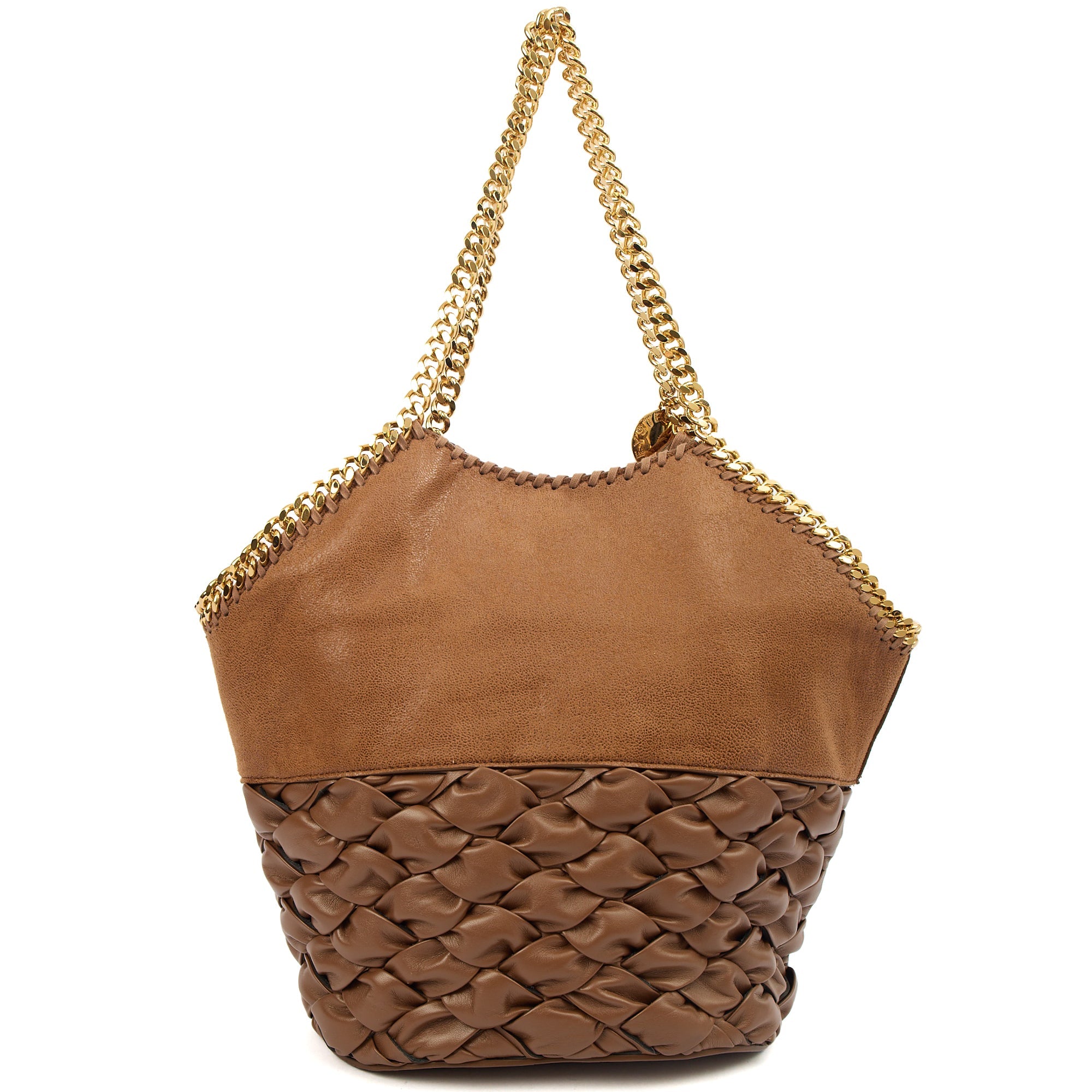 Stella McCartney Shoulder Bag Falabella Tote in Brown, Leather