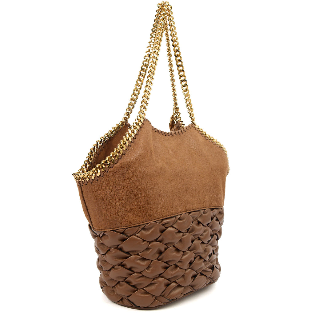 Stella McCartney Shoulder Bag Falabella Tote in Brown, Leather