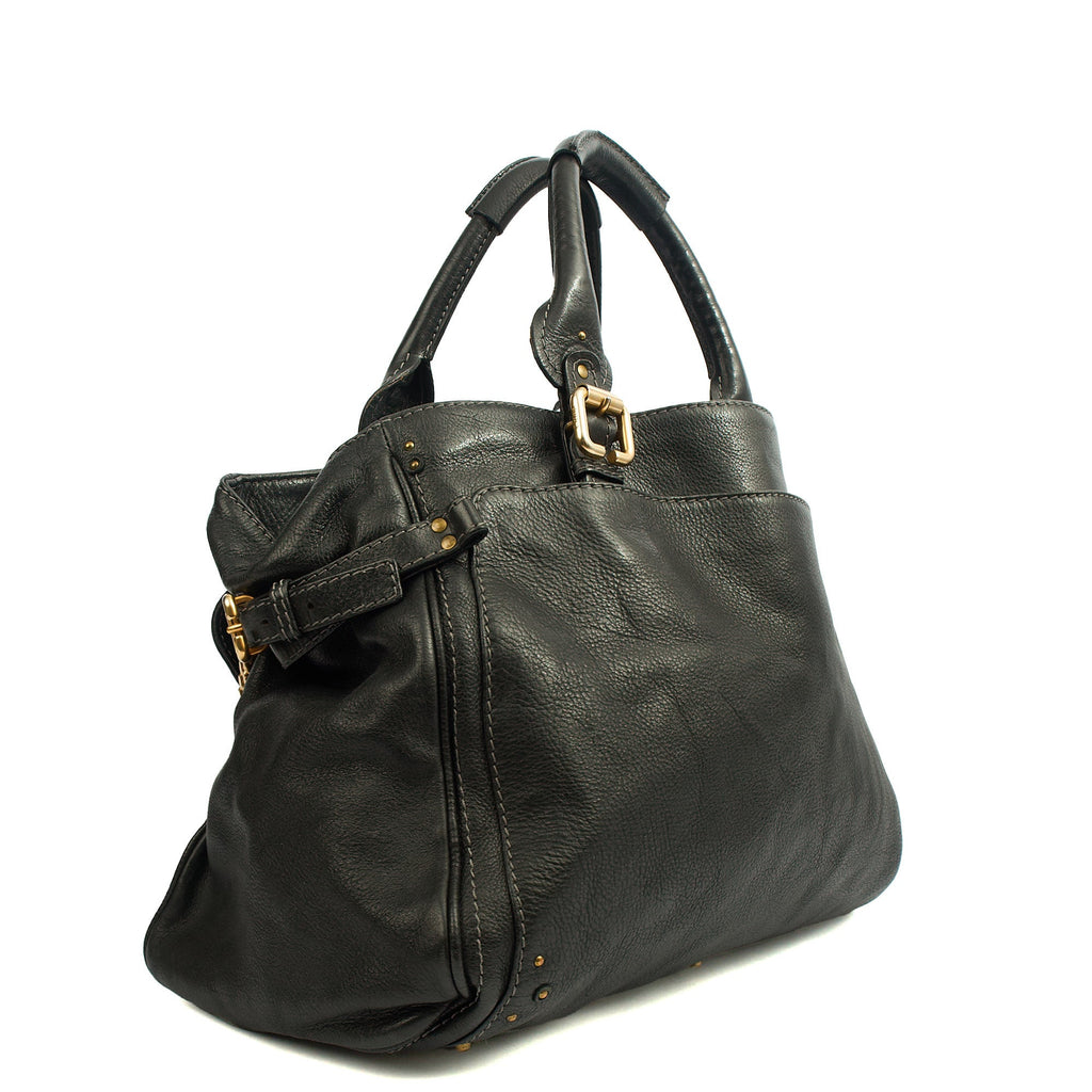 Chloe Shoulder Bag Paddington - Tote in Black, Leather