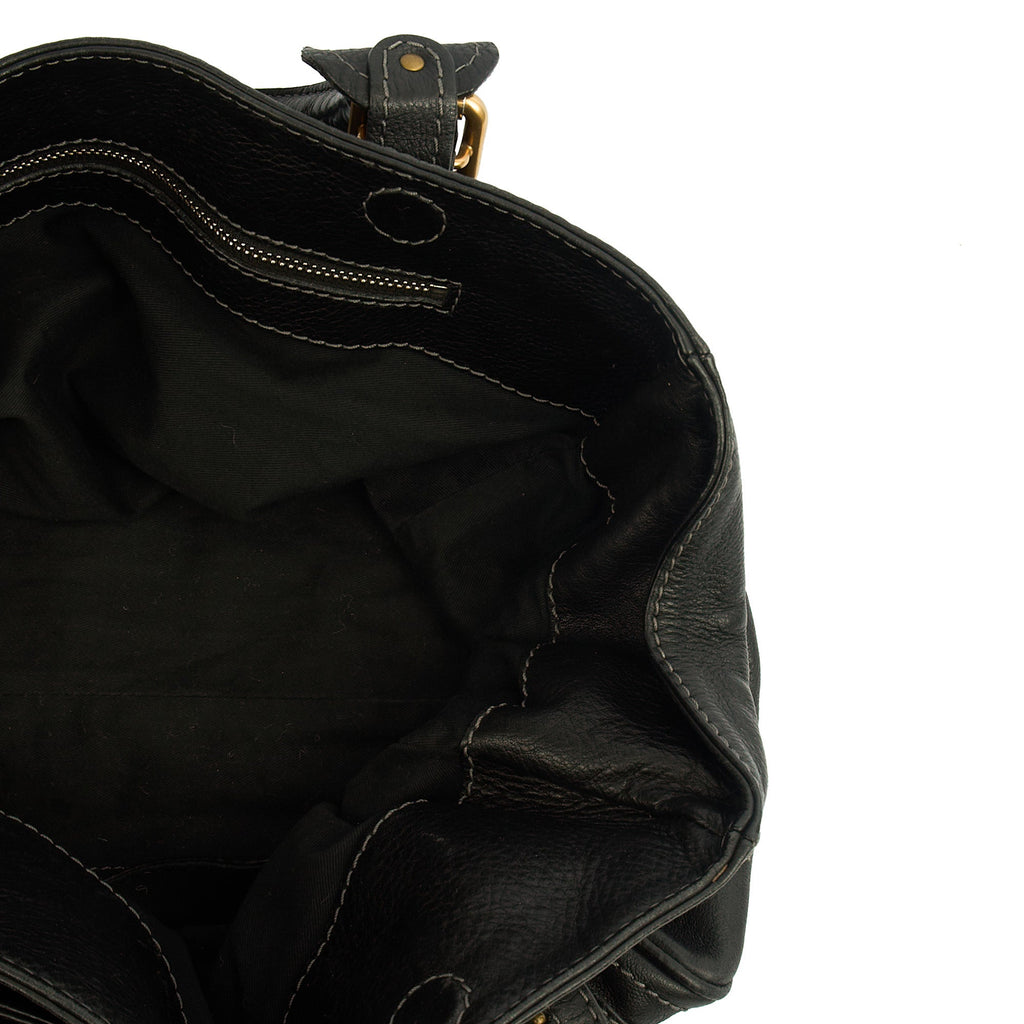 Chloe Shoulder Bag Paddington - Tote in Black, Leather