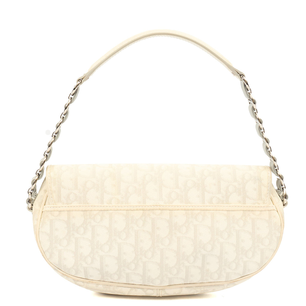 Christian Dior Shoulder Bag Romantique  in White, Leather