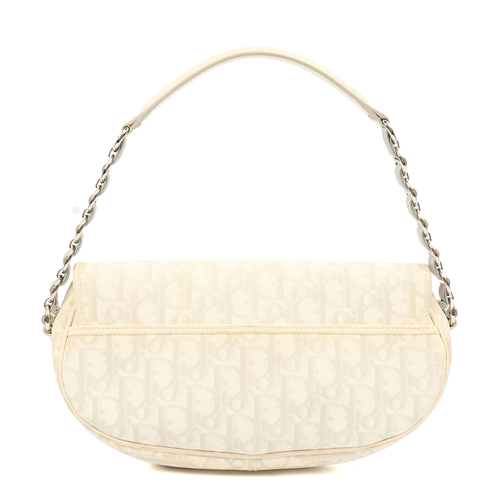 Christian Dior Shoulder Bag Romantique  in White, Leather