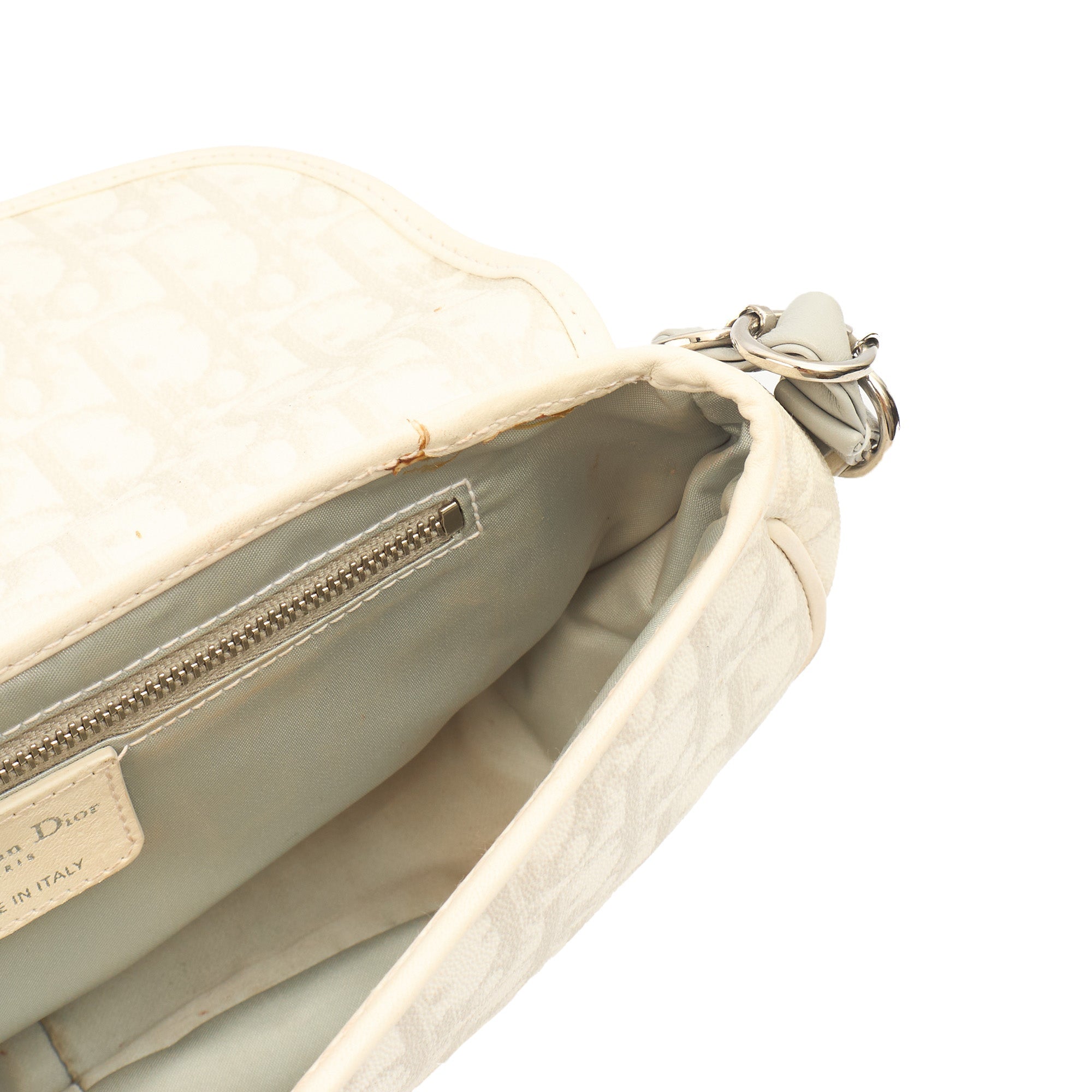 Christian Dior Shoulder Bag Romantique  in White, Leather