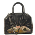 Stella McCartney Top Handle Falabella Mini Tote in Black, Leather