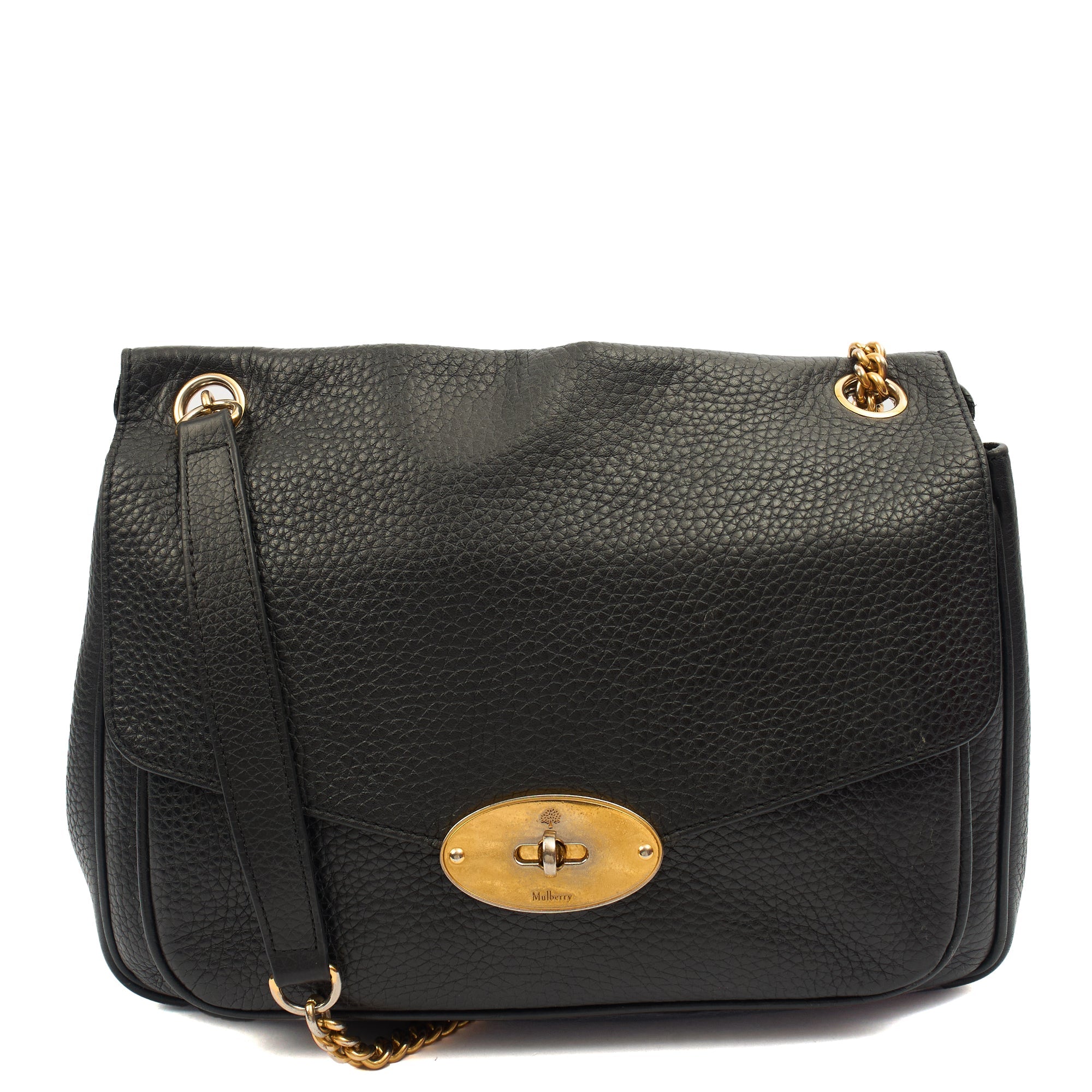 Mulberry Shoulder Bag Darley Shoulder Bag  in Black, Leather