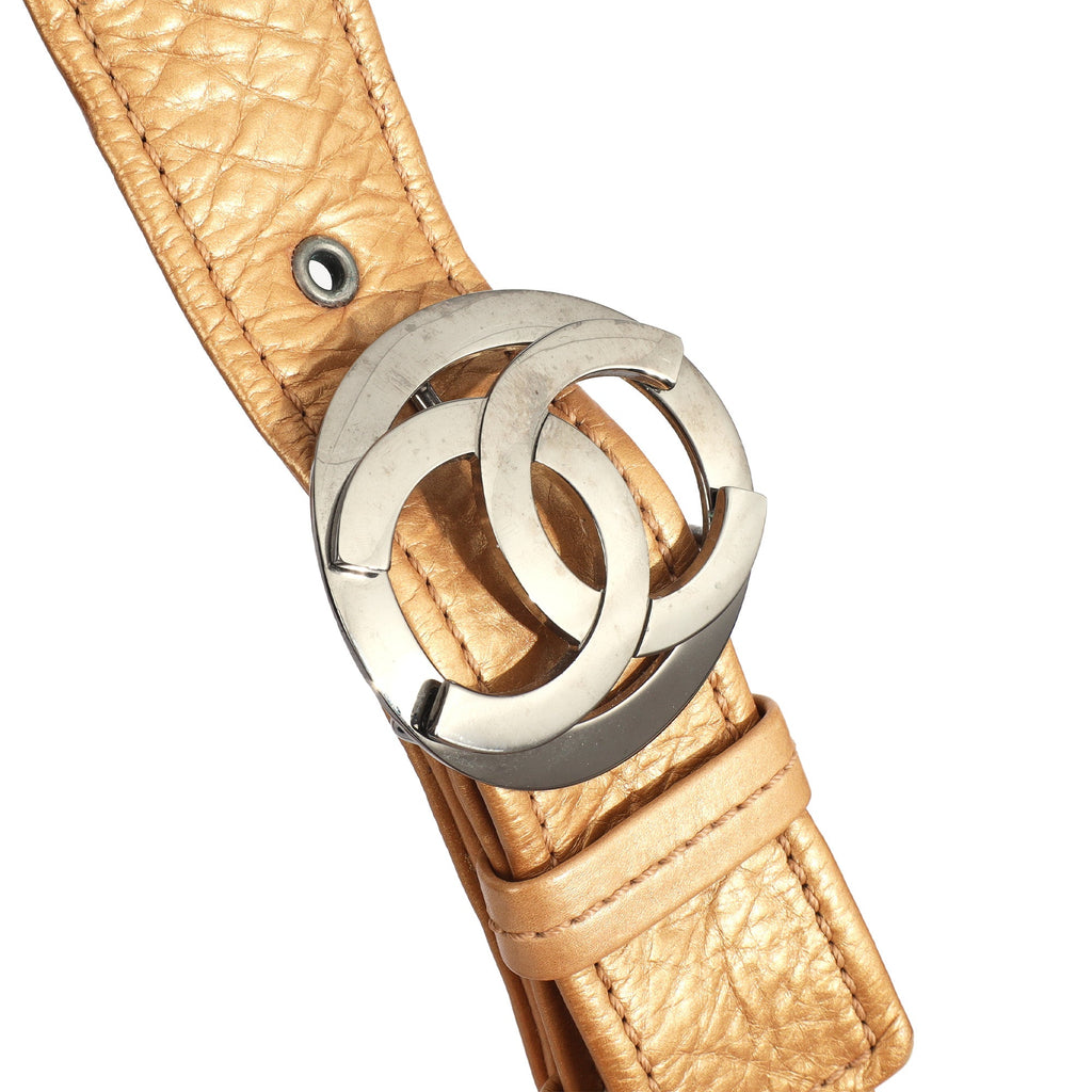 Chanel Shoulder Bag Vintage Shoulder Bag in Metallic, Calfskin Leather