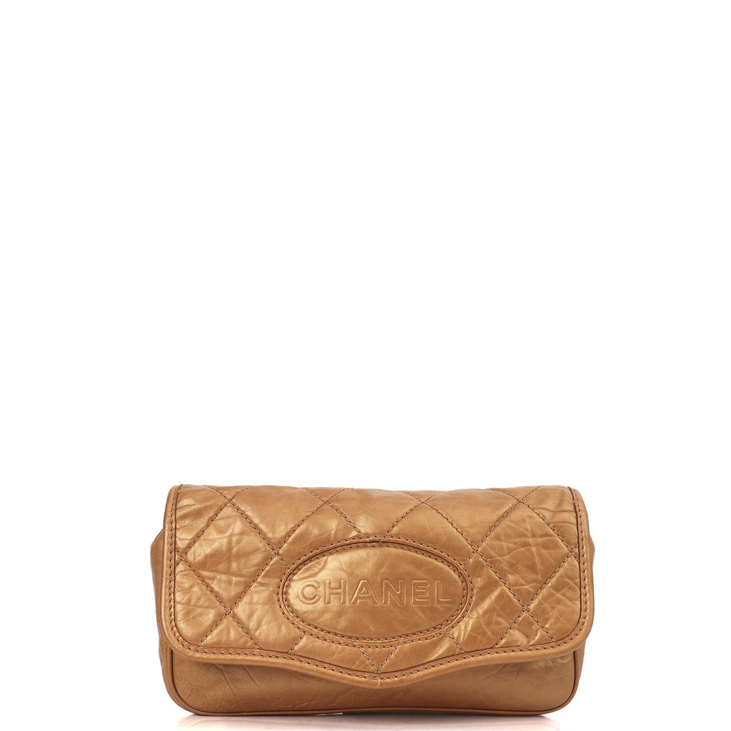 Chanel Shoulder Bag Vintage Shoulder Bag in Metallic, Calfskin Leather