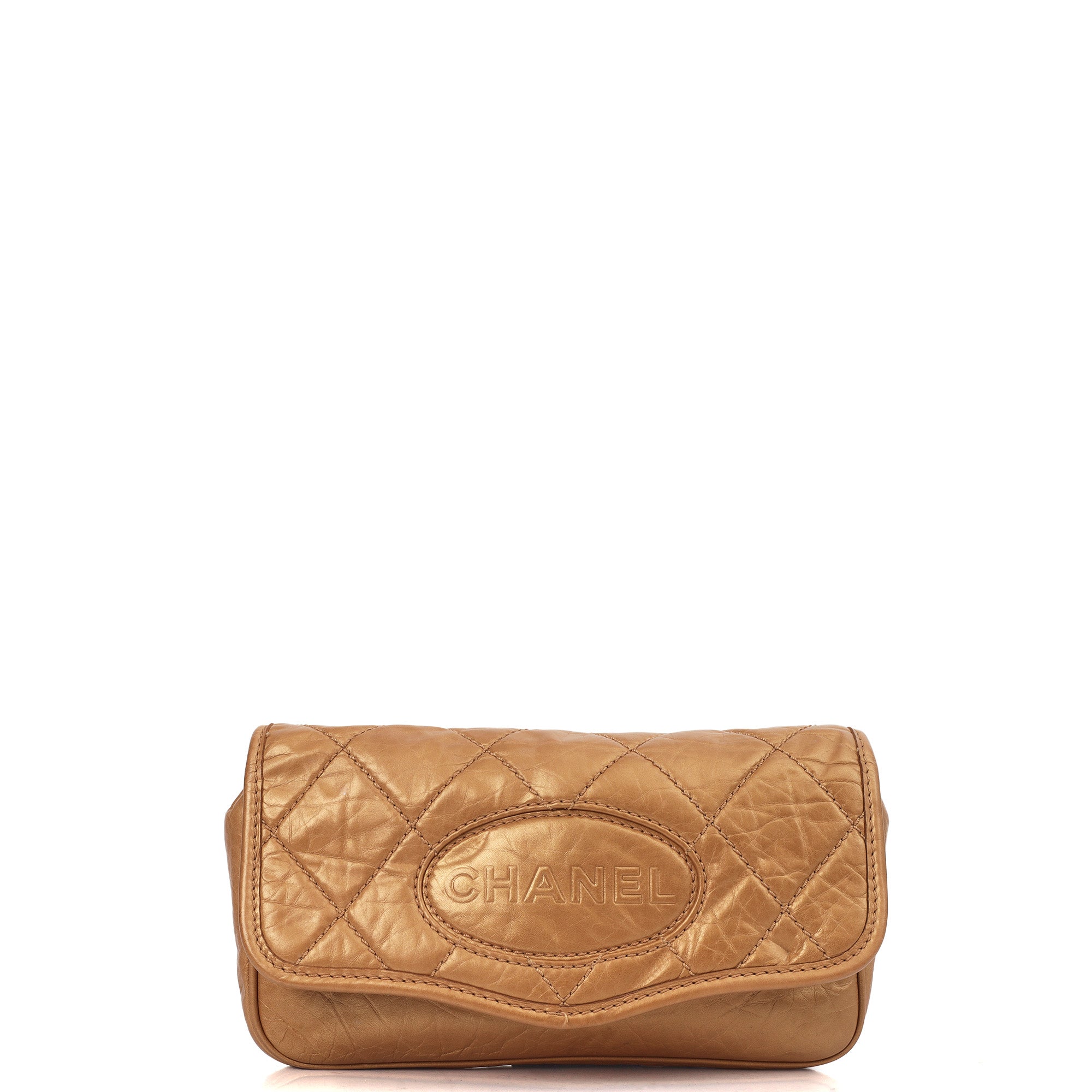 Chanel Shoulder Bag Vintage Shoulder Bag in Metallic, Calfskin Leather