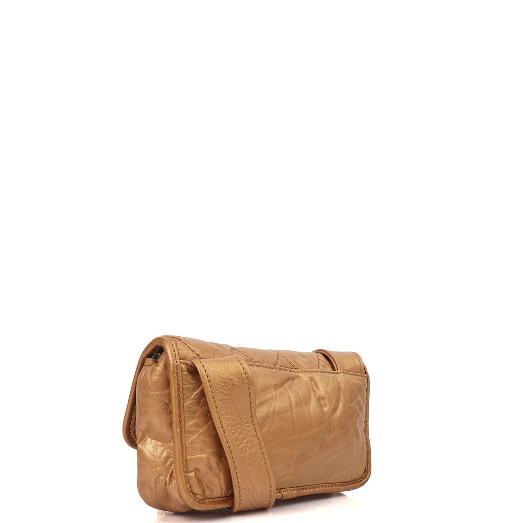 Chanel Shoulder Bag Vintage Shoulder Bag in Metallic, Calfskin Leather