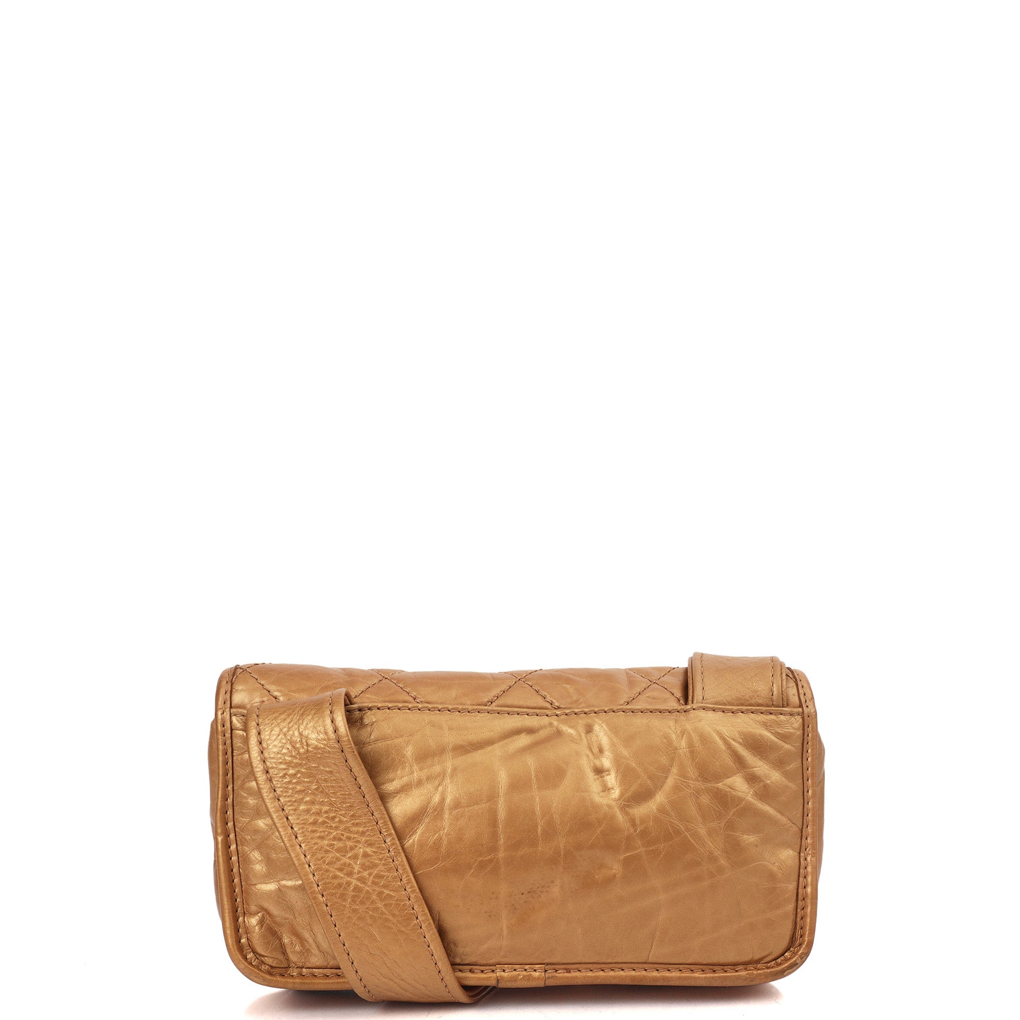 Chanel Shoulder Bag Vintage Shoulder Bag in Metallic, Calfskin Leather