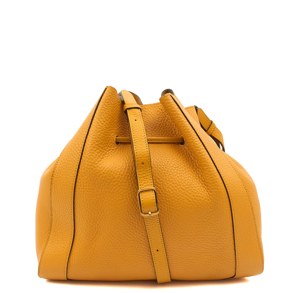 Mulberry Tote Millie Tote in Yellow, Calfskin Leather