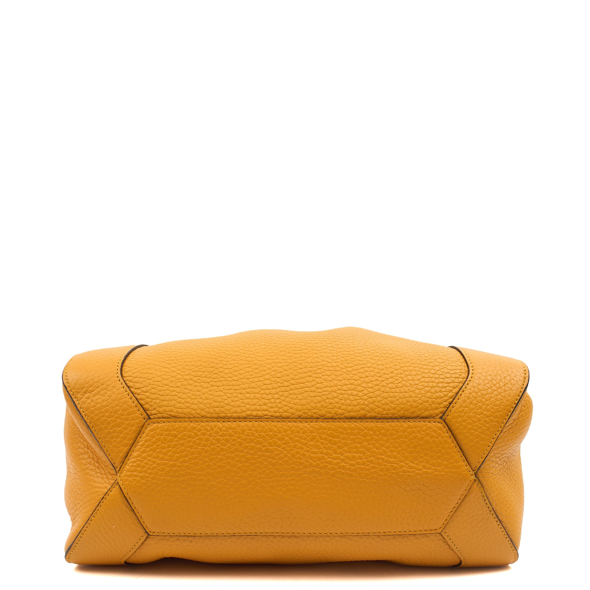 Mulberry Tote Millie Tote in Yellow, Calfskin Leather