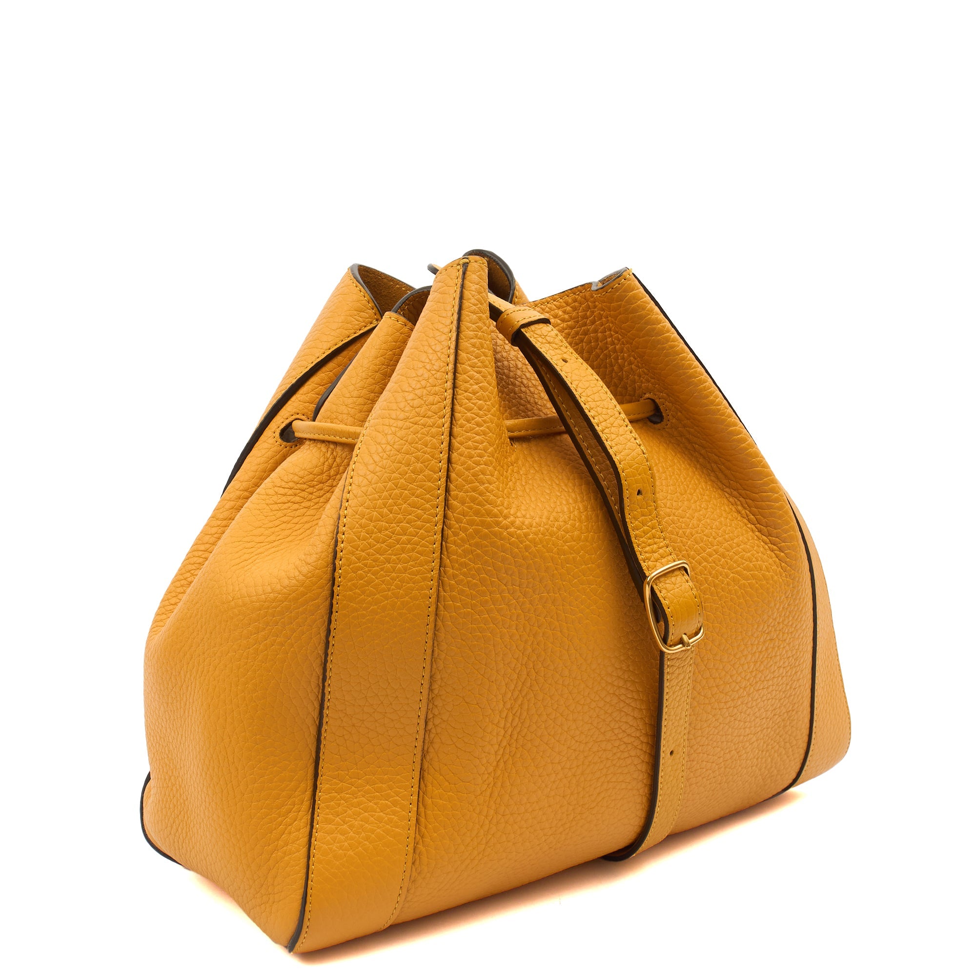 Mulberry Tote Millie Tote in Yellow, Calfskin Leather