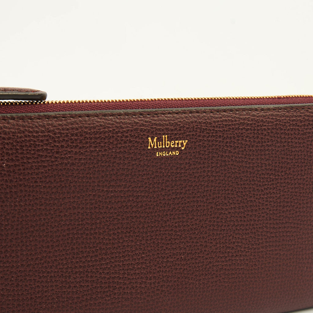Mulberry Purse Wallet in Oxblood, Leather
