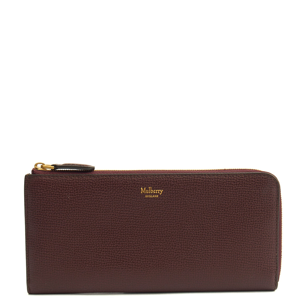 Mulberry Purse Wallet in Oxblood, Leather