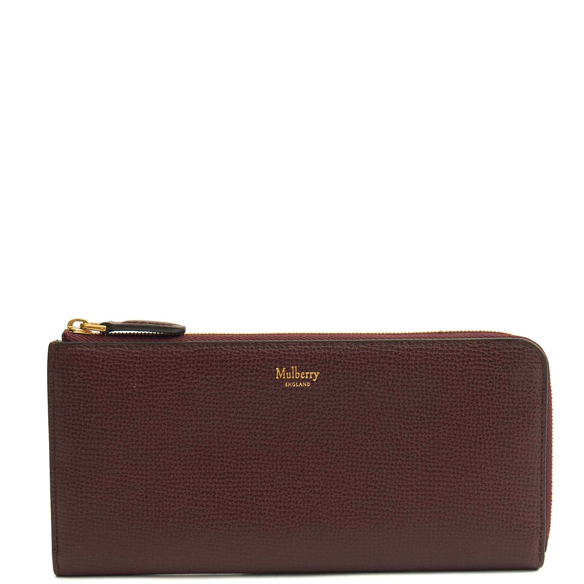 Mulberry Purse Wallet in Oxblood, Leather