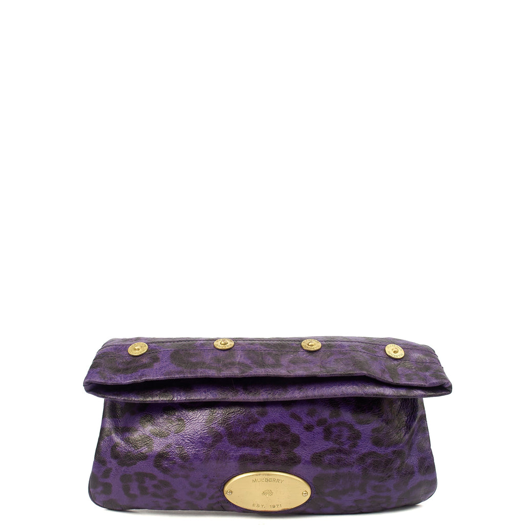 Mulberry Clutch Mitzy Clutch in Print, Calfskin Leather