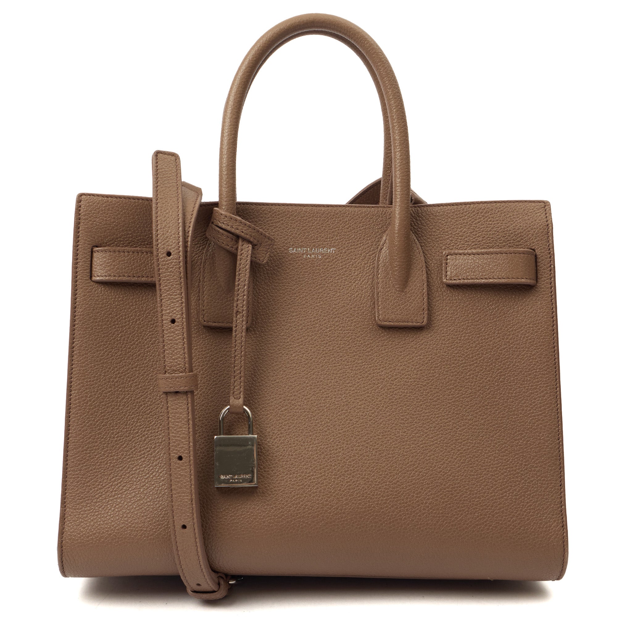 Saint Laurent Tote Sac de Jour Baby in Pink, Leather