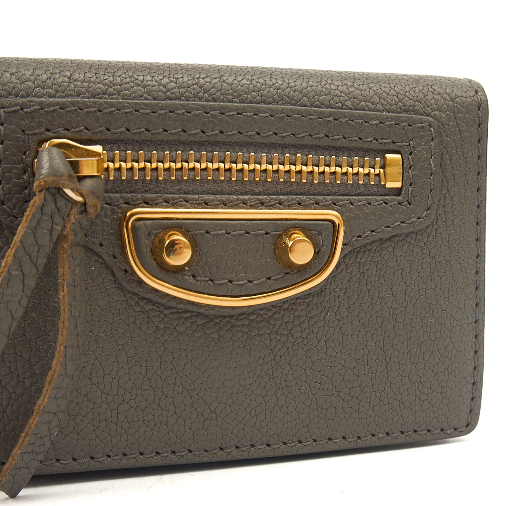 Balenciaga Wallet Wallet in Grey, Veau (Calfskin)