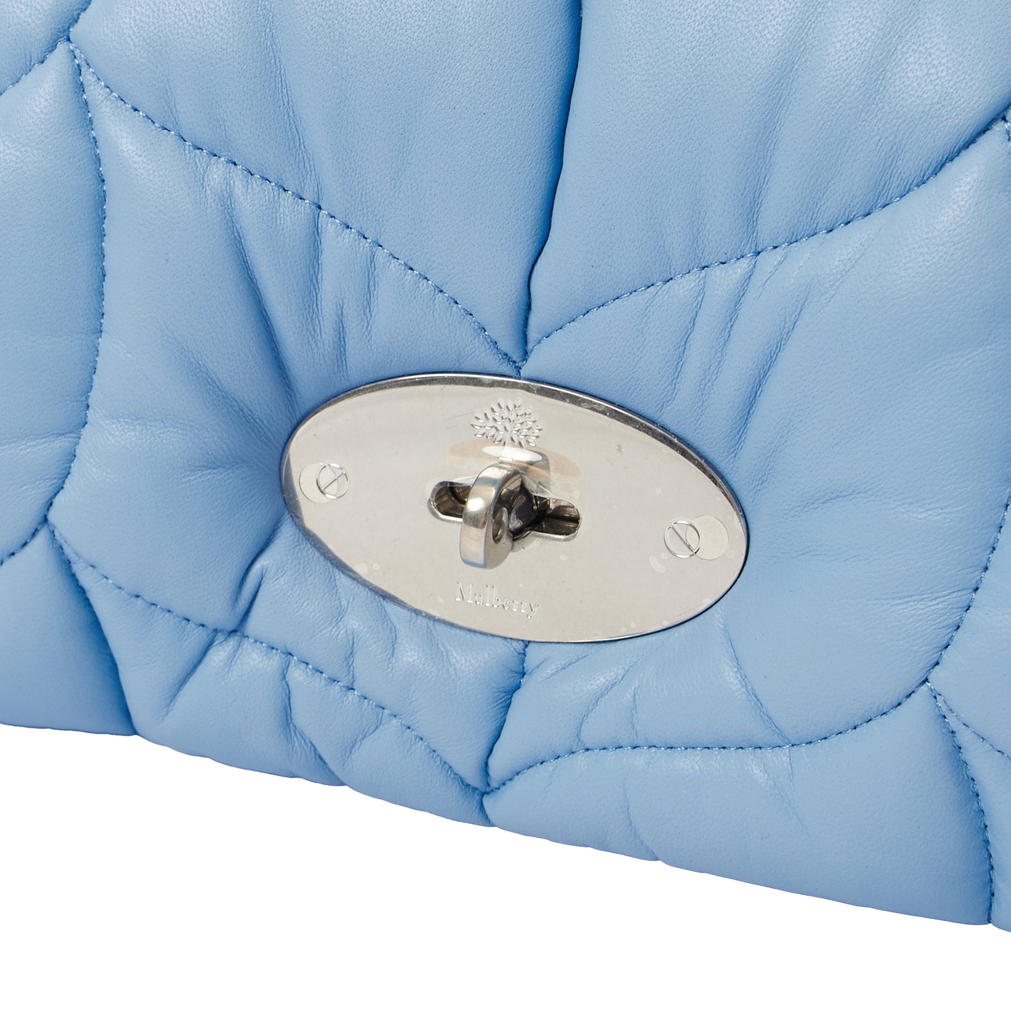 Mulberry Cross Body Little Softie in Cornflour, Calfskin Leather